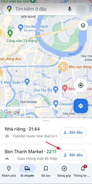 Cách lưu tuyến đường đi trên Google Maps 21