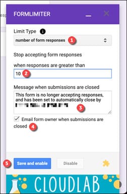 Cách giới hạn câu trả lời trong Google Forms 25