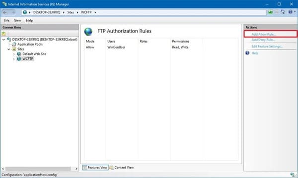 Cách tạo và quản lý máy chủ FTP trên Windows 10 55