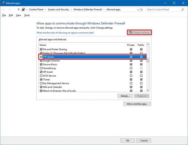 Cách tạo và quản lý máy chủ FTP trên Windows 10 41