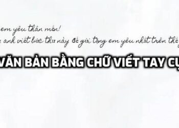 TAO VAN BAN BANG CHU VIET TAY