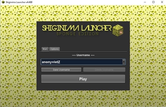 Shiginima launcher