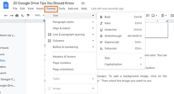 Các mẹo và thủ thuật cải thiện năng suất trên Google Drive 37