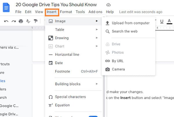 Các mẹo và thủ thuật cải thiện năng suất trên Google Drive 38