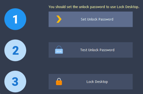 Desktop Secret Lock key