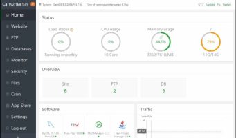 Instructions to install aaPanel – Super light hosting management tool