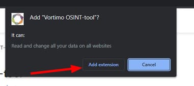 Vortimo: Extension giúp bạn truy vết thông tin trên Internet 13