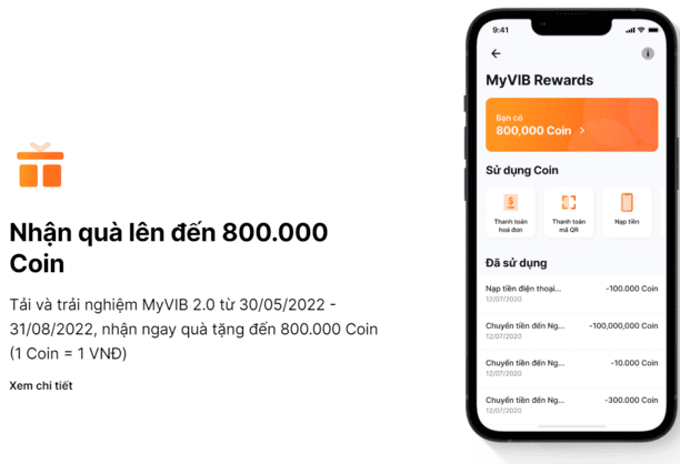 How to get 800K from VIB bank very easily with MyVIB 2.0
