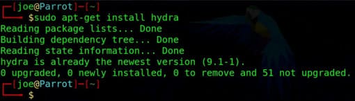 How to use Hydra to attack Brute Force 8