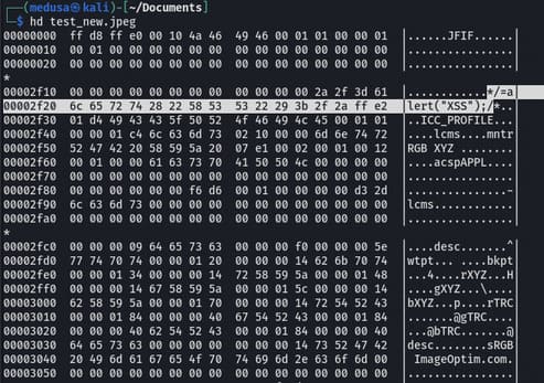 Khai thác XSS với Javascript/JPEG Polyglot