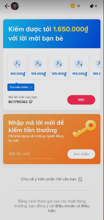 Tiktok is giving away 1,650,000 VND to all 9 . accounts