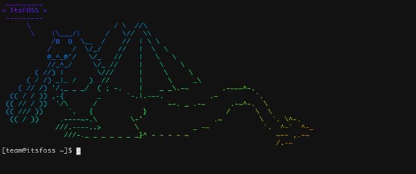 10 interesting ASCII Art creation tools in Terminal Linux 17