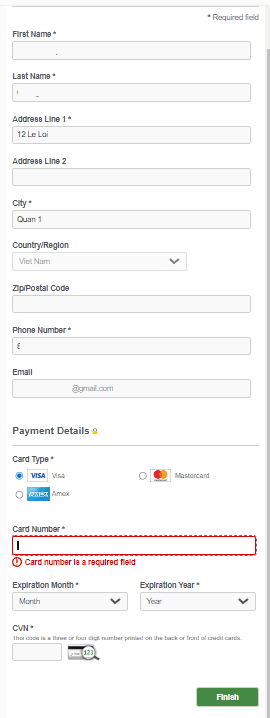 add visa tạo vps orcale free