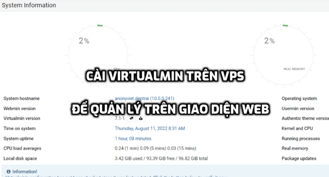 How to Install Virtualmin on Ubuntu Using VPS Orcale
