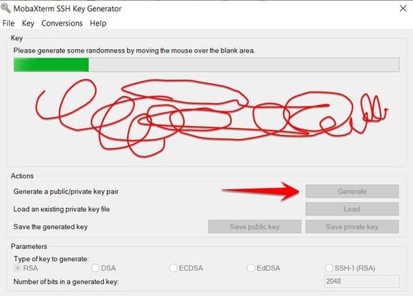 SSH key generator