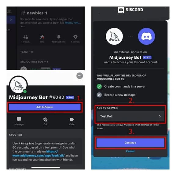 Instructions for using Midjourney to draw AI pictures on Discord