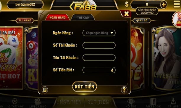 Hướng dẫn tải game bài đổi tiền FA88 cho Android, iOS 7