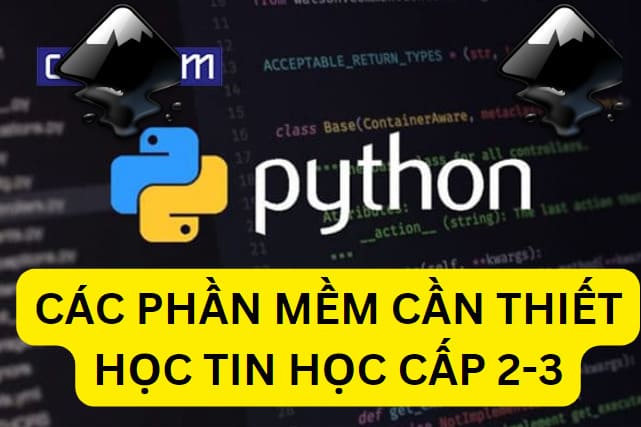 CAC PHAN MEM CAN THIET HOC TIN HOC CAP 2-3