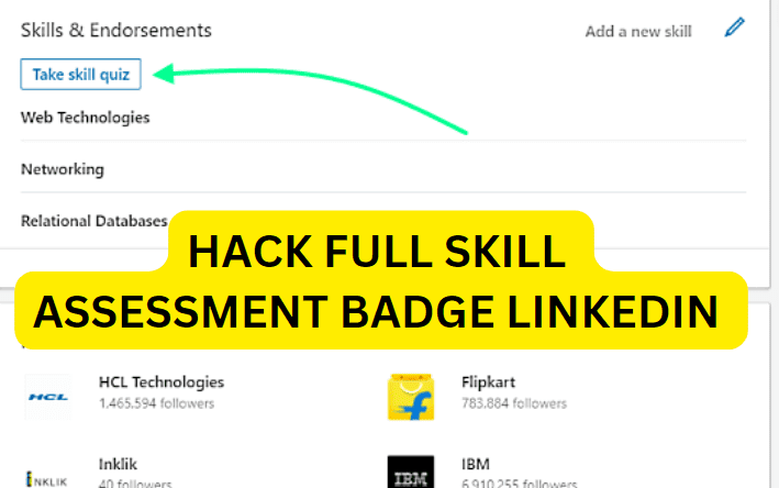 Cách Hack Skill trên LinkedIn