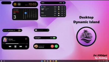 How to install Dynamic Island on Windows with XWidget