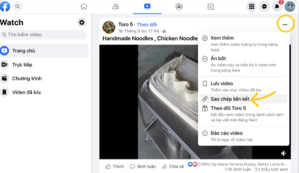 Cách tải xuống video Facebook về máy tính