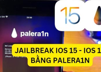 Jailbreak iOS 15.0 den 16.2 bang PaleRa1n tren Windows Macos