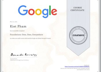 cach hoc va nhan chung chi Google Data Analytics Professional Certificate