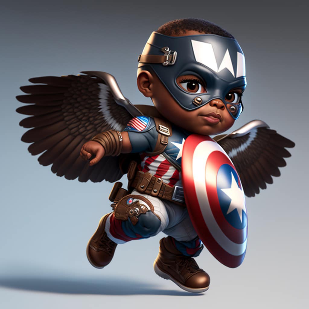 Tải bộ ảnh siêu anh hùng Marvel Baby siêu dễ thương 24