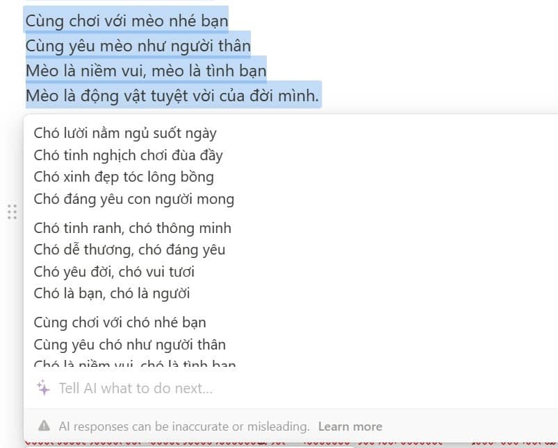 Cách sử dụng Notion AI 