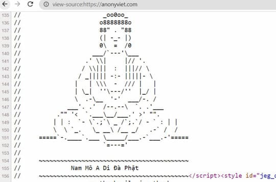 ASCII Buddha Blessing Code No Bug