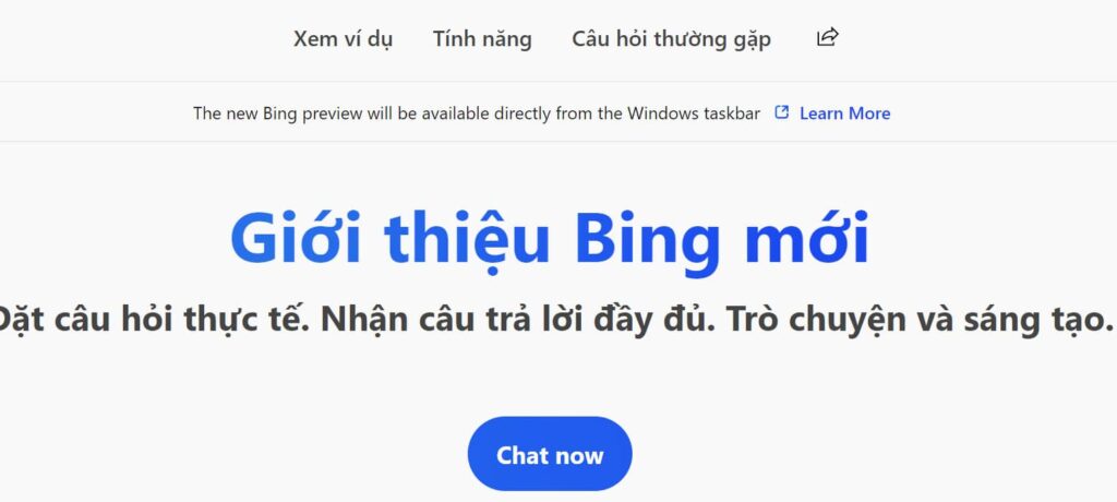 Use Bing Bing AI - Microsoft's smart search engine - AnonyViet - English Version
