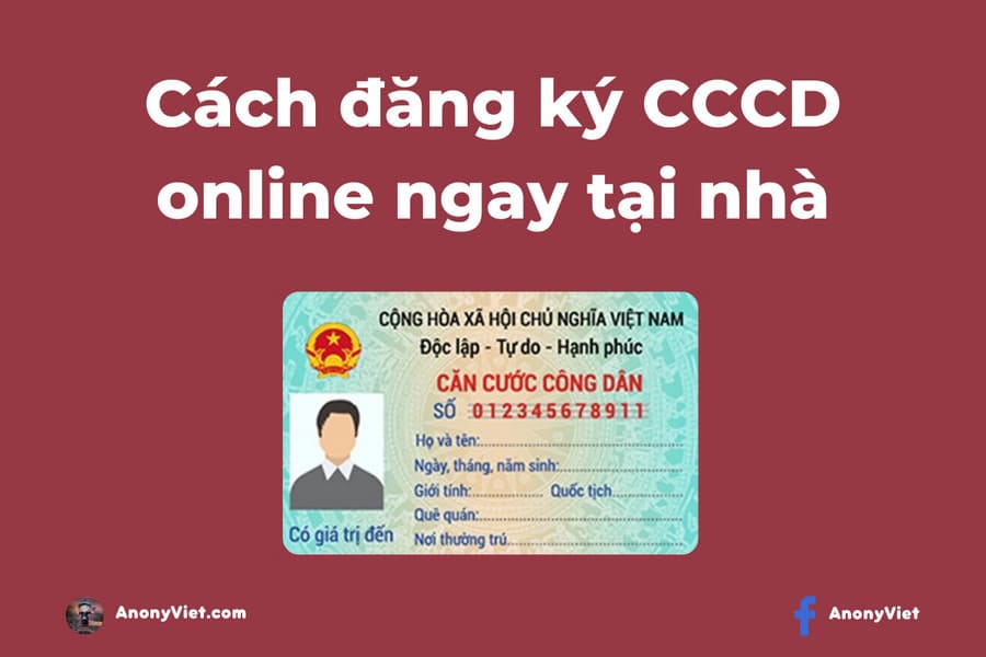 Cách đăng ký CCCD online ngay tại nhà