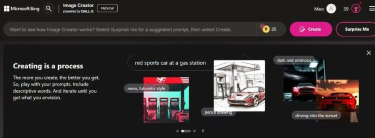 Create unique images with Microsoft's Bing Image Creator - AnonyViet ...