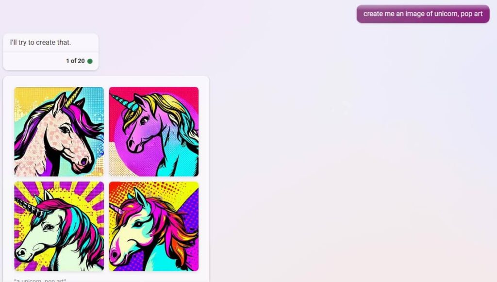 BING IMAGE CREATE APP visual data 3