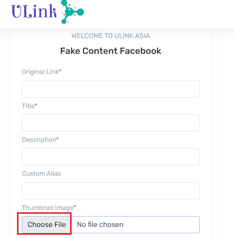 Tạo Fake Link để troll bạn bè