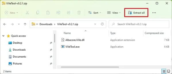 Cách bật File Explorer Windows 11 mới bằng ViVeTool 7