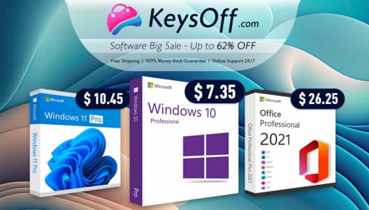 Genuine Windows 10 key for .35 at Keysoff can upgrade Windows 11 for free!