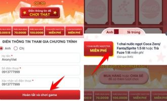 Instructions to receive 1 free soft drink at Bach Hoa Xanh