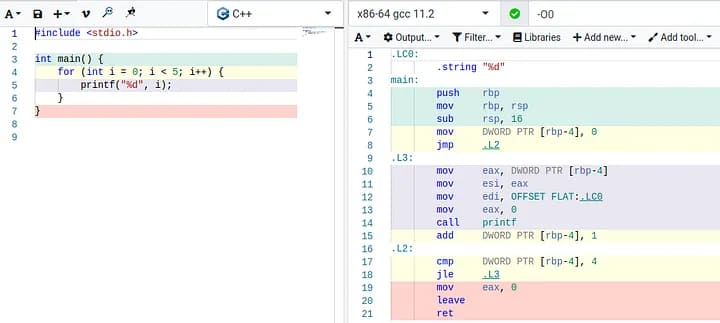 How to view code as Assembly 8