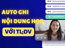 Record all Google Meet and Zoom content with tl;dv