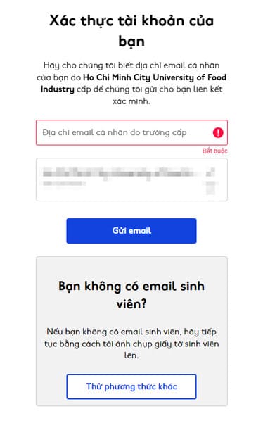 Cách đăng ký Unidays mua hàng Apple giảm giá ở Việt Nam 12