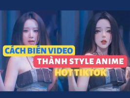 How to turn a video into a hot trending anime style Tiktok