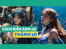 Instructions on how to convert 2D images into beautiful 3D Gifs