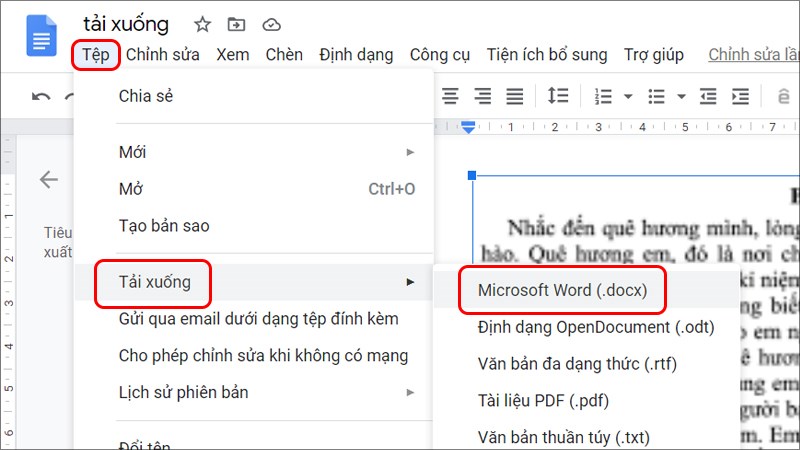 Cách chuyển hình ảnh thành văn bản bằng Google Docs