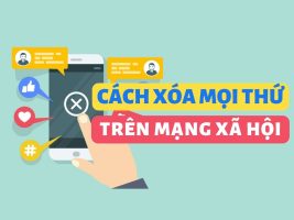 How to delete everything on social networks (Facebook, Instagram, …)