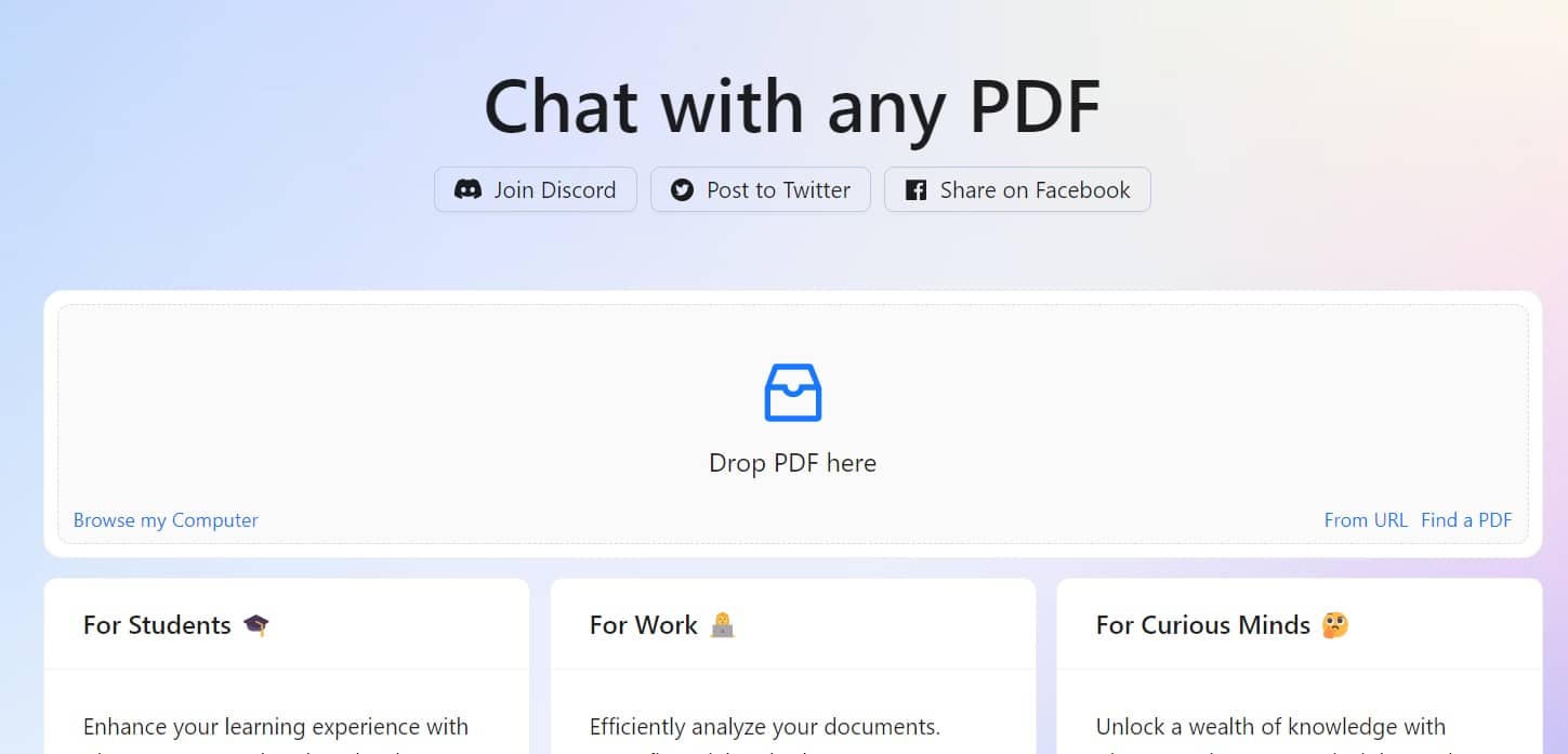 How to summarize documents using AI ChatPDF