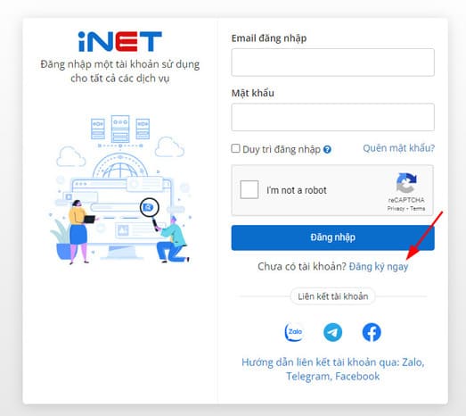 Cách đăng ký tên miền .id.vn miễn phí trên iNet