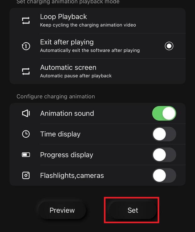 How to create effects when charging iPhone battery