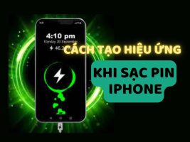 Revealing how to create impressive effects when charging the iPhone battery