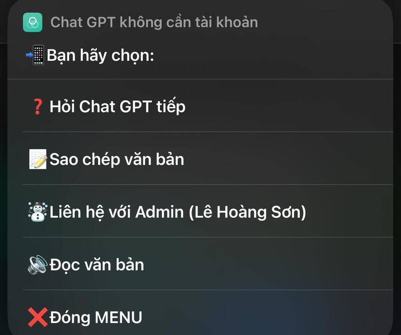 Cách dùng ChatGPT không cần tài khoản trên iPhone